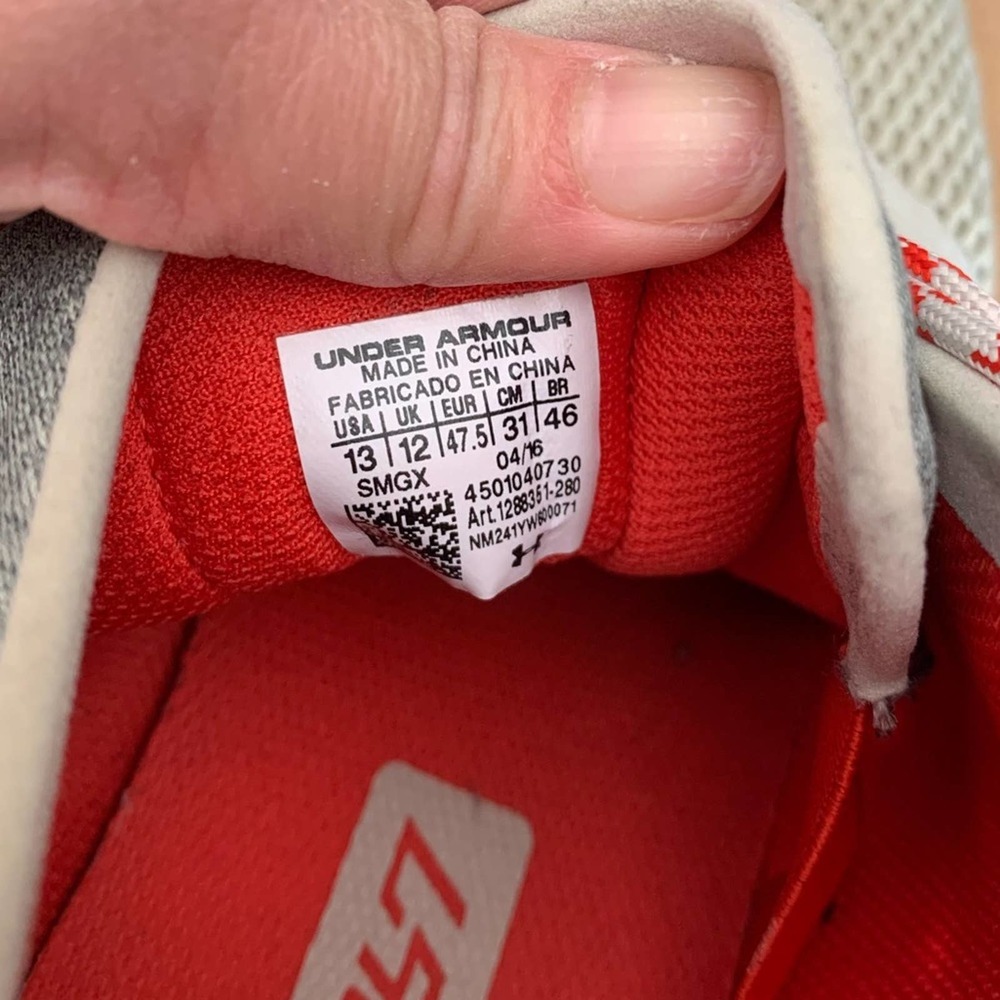 UNDER ARMOUR Men’s Charged 24/7 Mid Top Shoes. Sandstorm. Size 13 - Picture 7 of 9